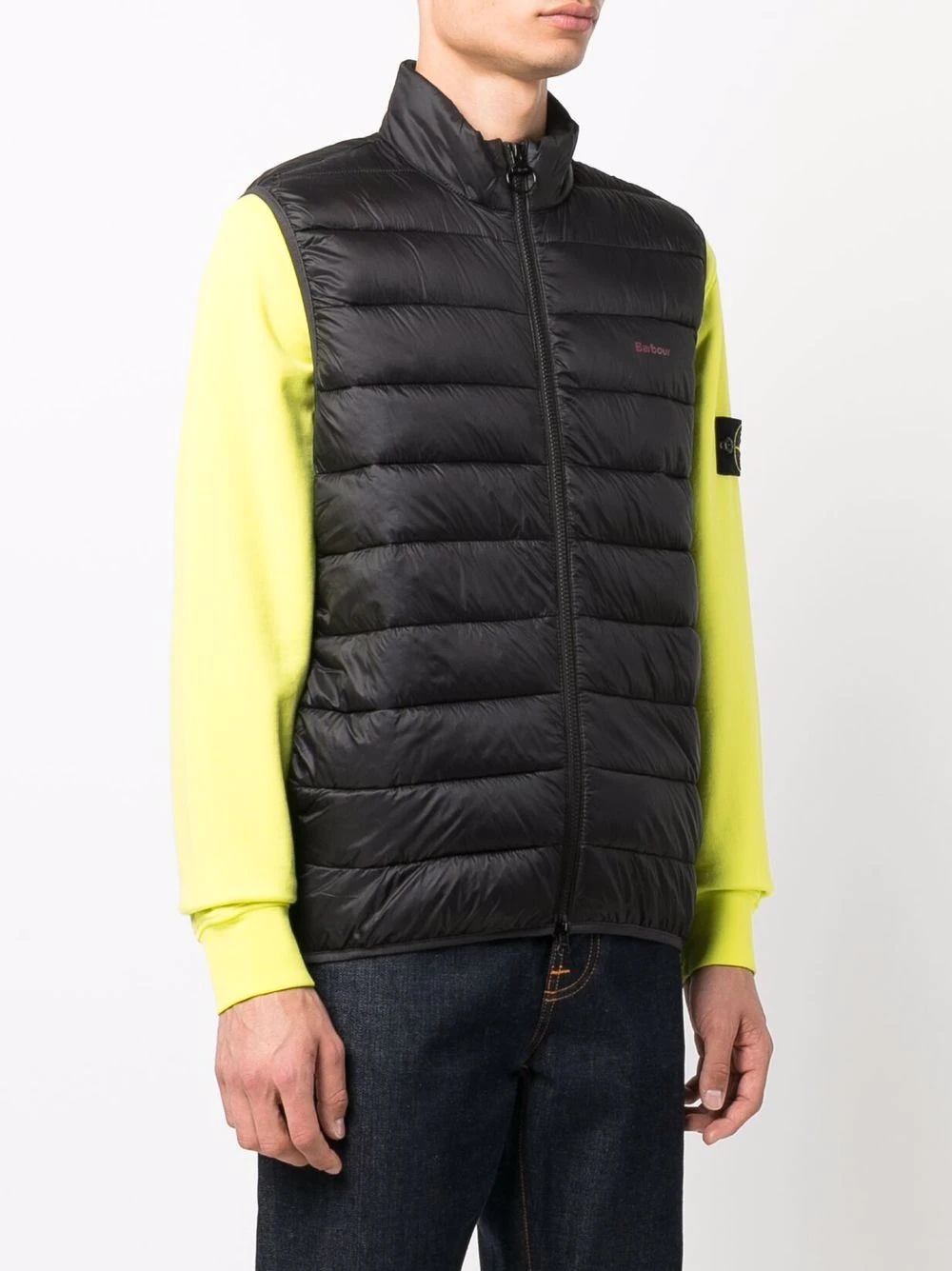 padded logo gilet - 5
