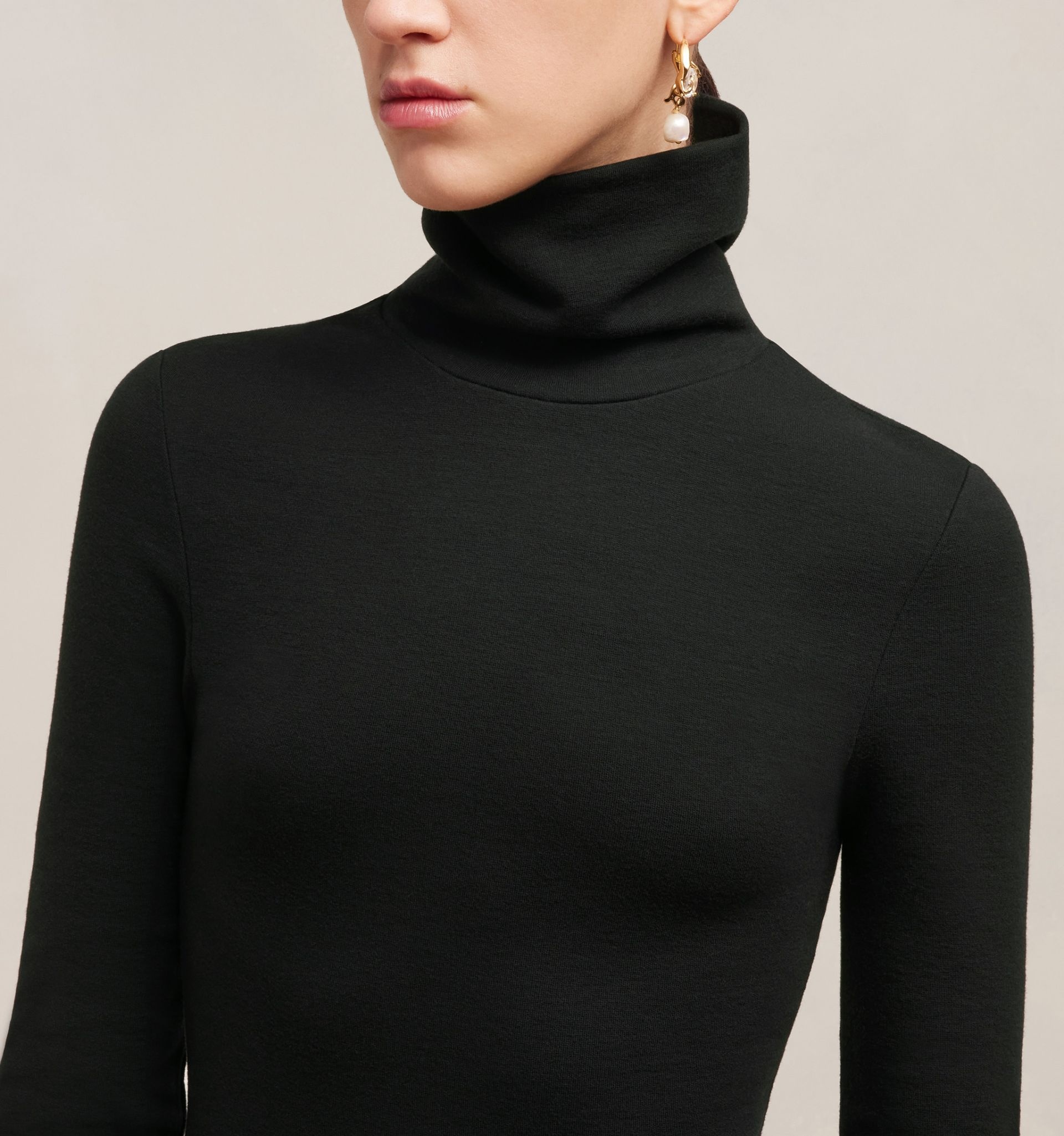 Turtleneck Mini Dress - 7