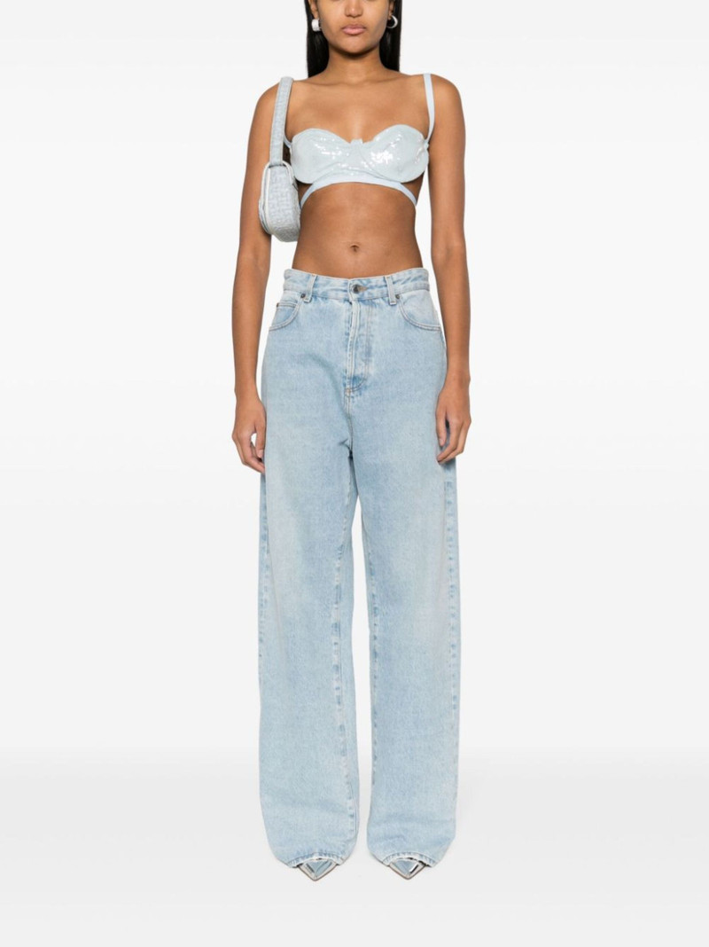 GCDS sequined bra top outlook