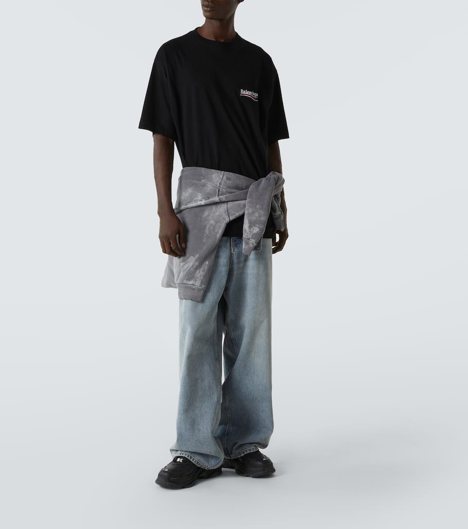 BALENCIAGA Political Campaign large-fit T-shirt | mytheresa