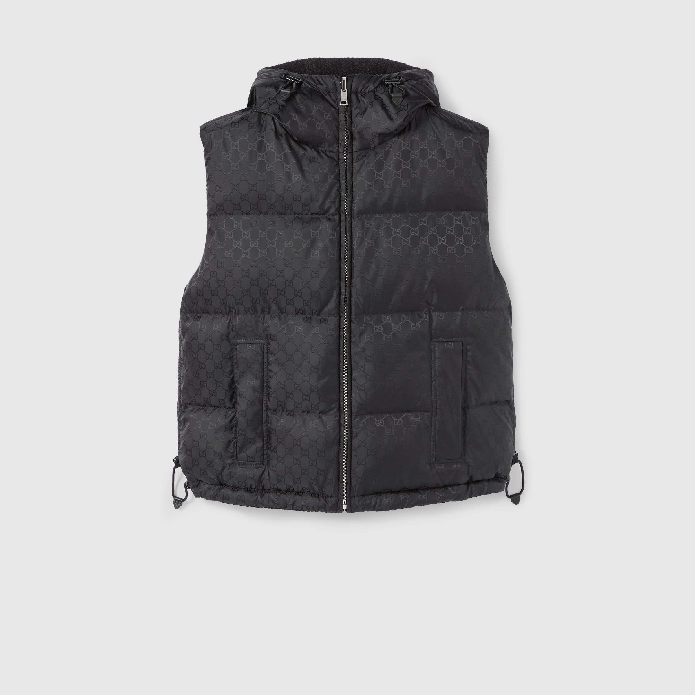 Reversible wool bouclé gilet - 9