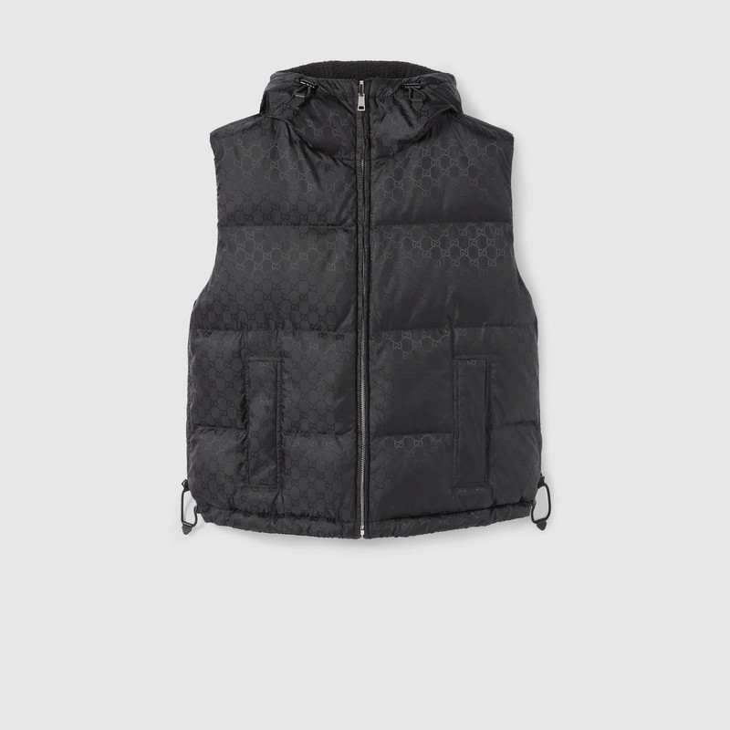 Reversible wool bouclé gilet 9