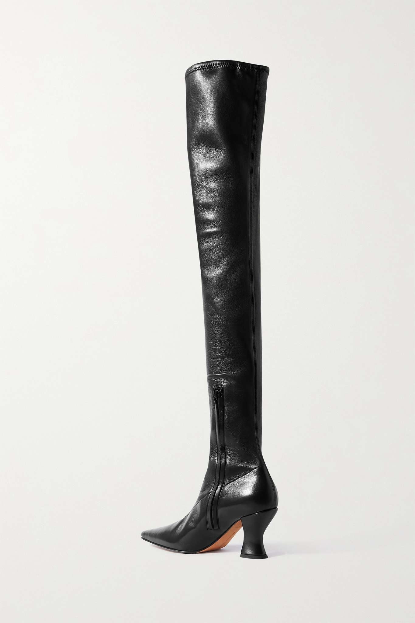 Leather over-the-knee boots - 3