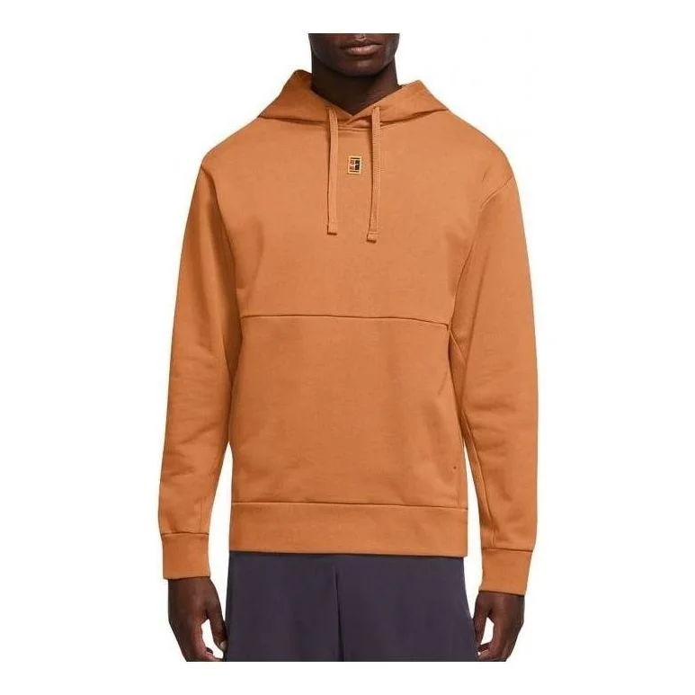 Nike Court Heritage Fleece Tennis Hoodie 'Orange' CU4489-808 - 1