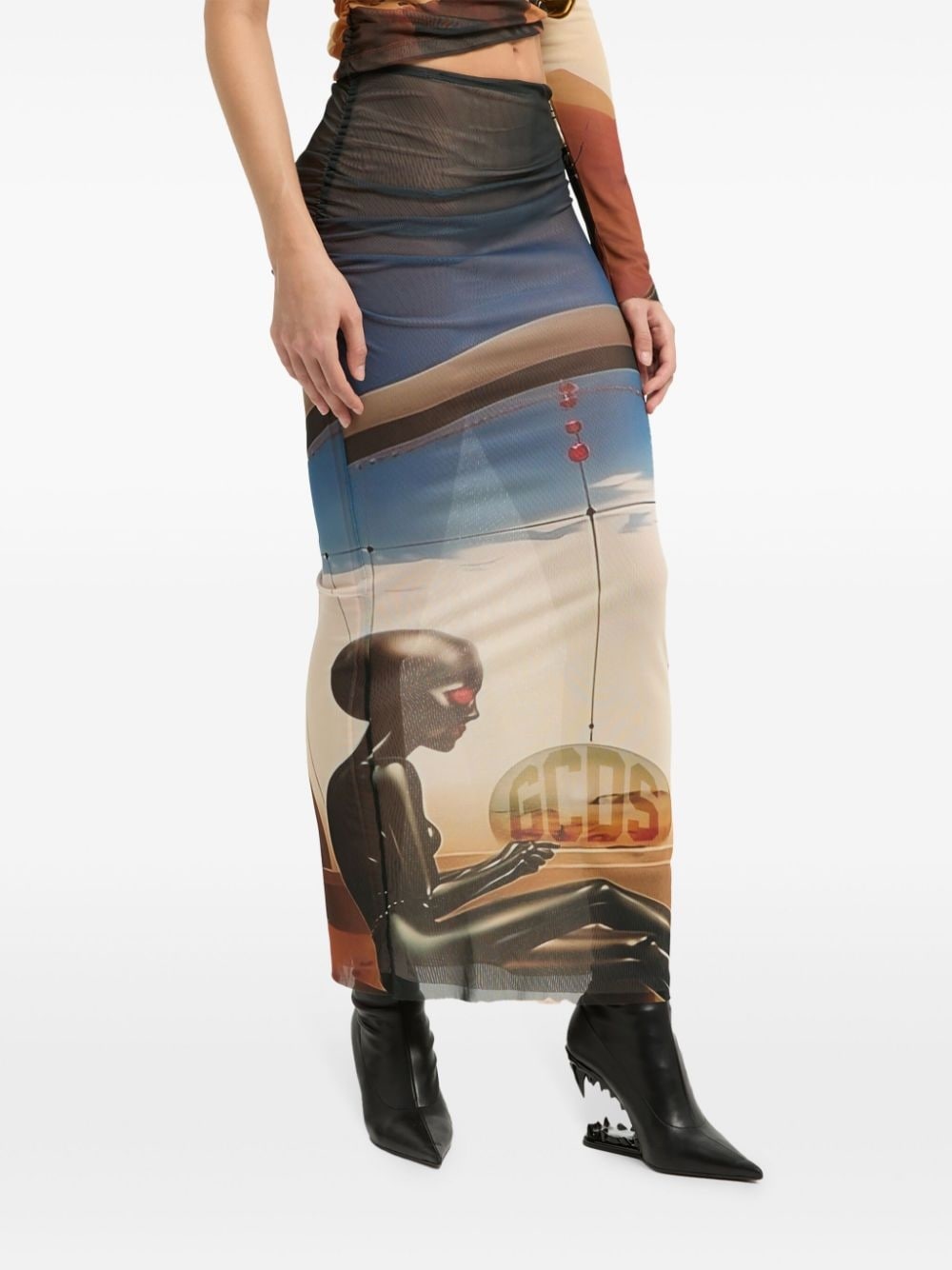 Creatures tulle skirt - 4