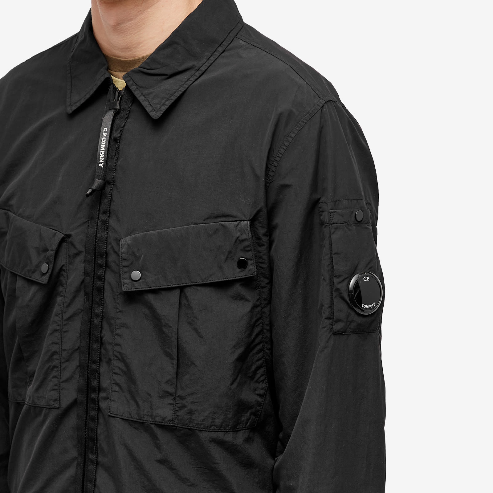 C.P. Company Flatt Nylon Zip Overshirt - 5