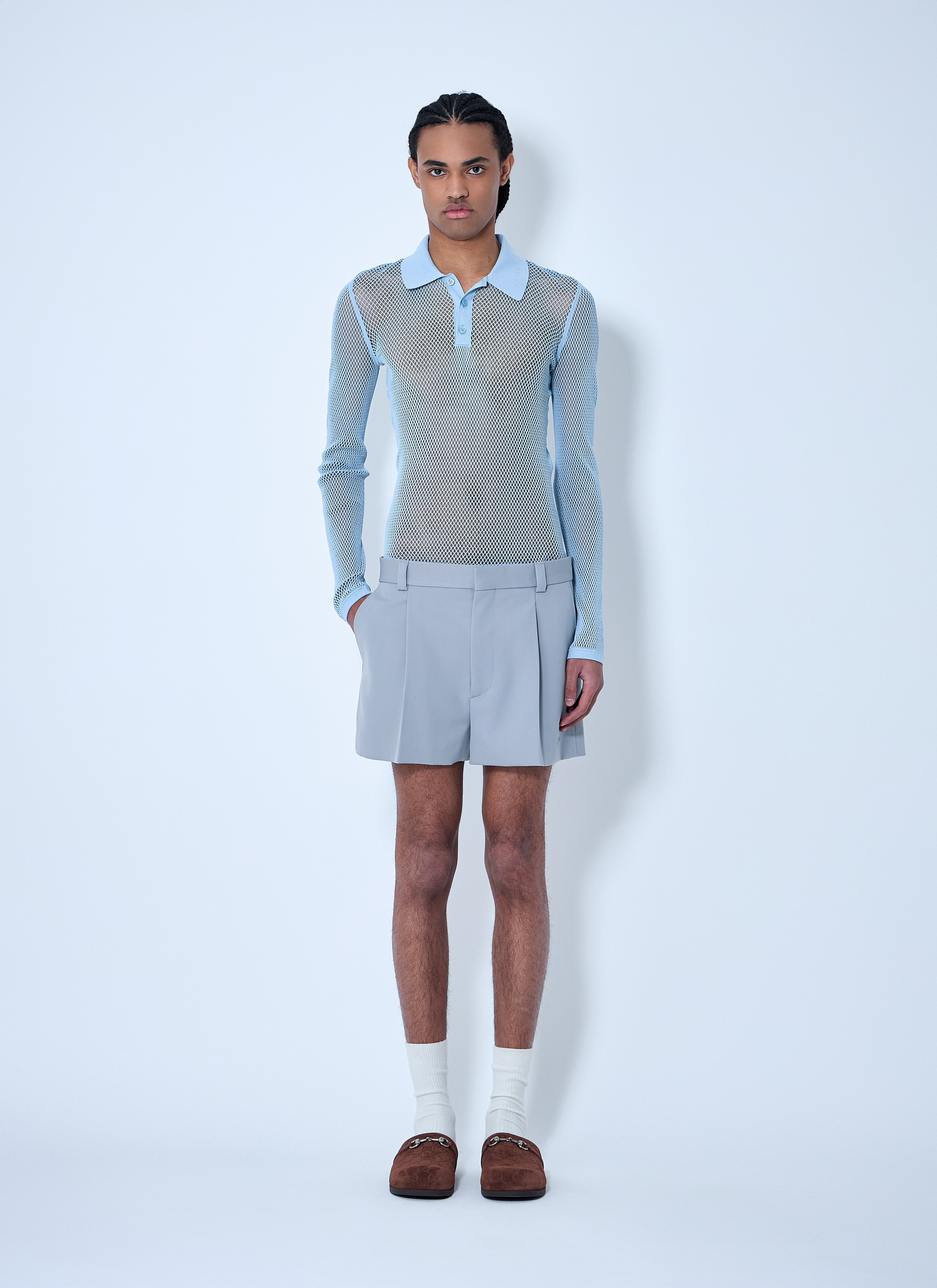 Gucci Men Wool Tailored Shorts - 2