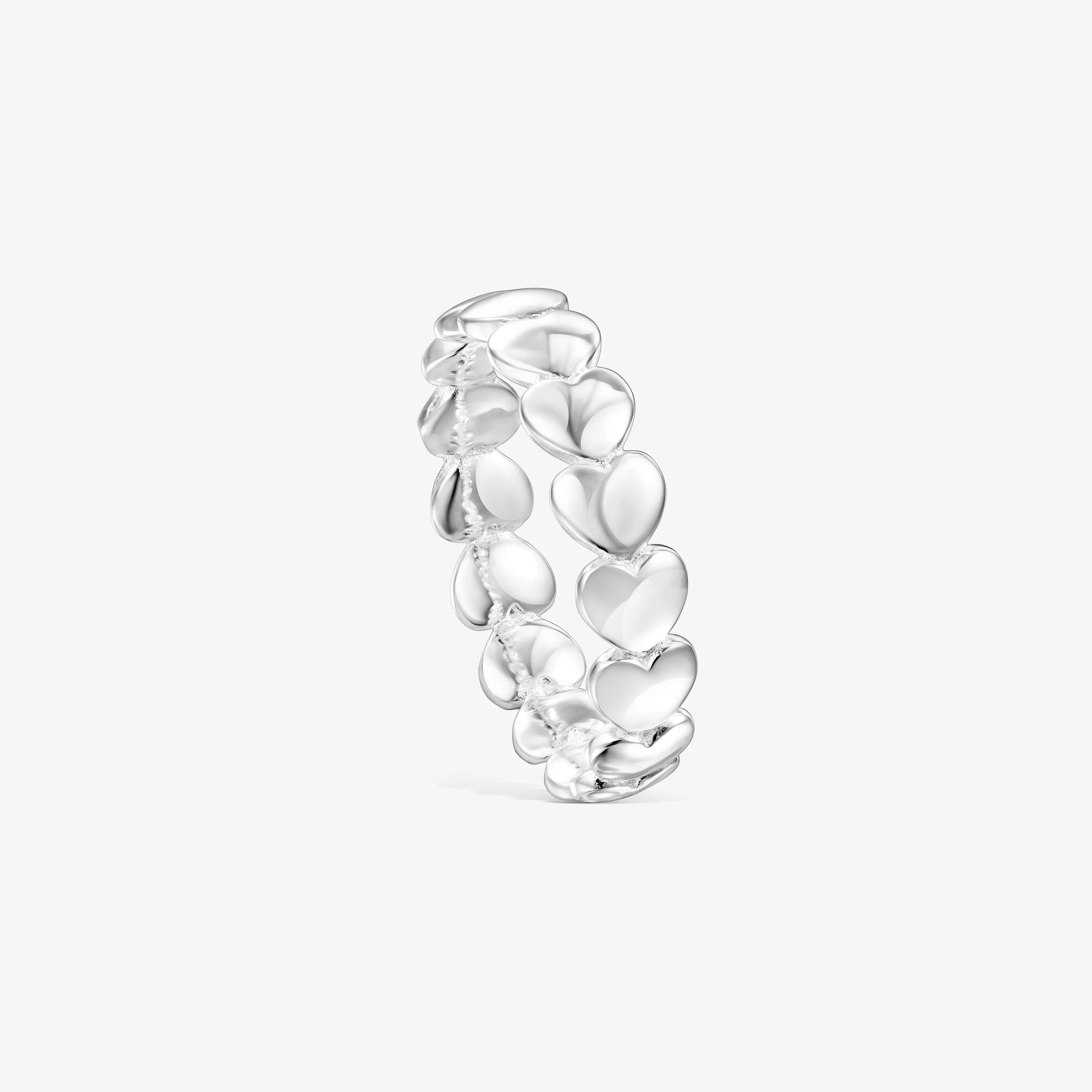 Silver TOUS Mini Icons heart Ring with Heart motifs - 1