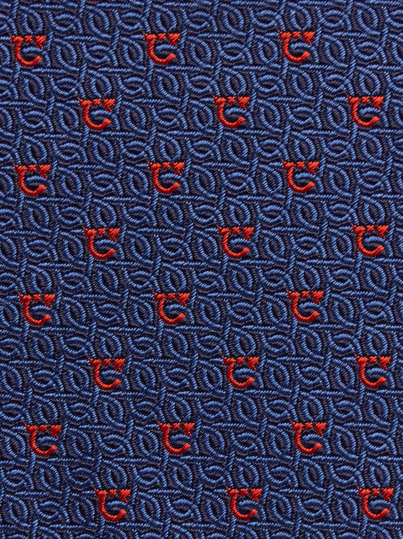 FERRAGAMO Gancini jacquard tie outlook