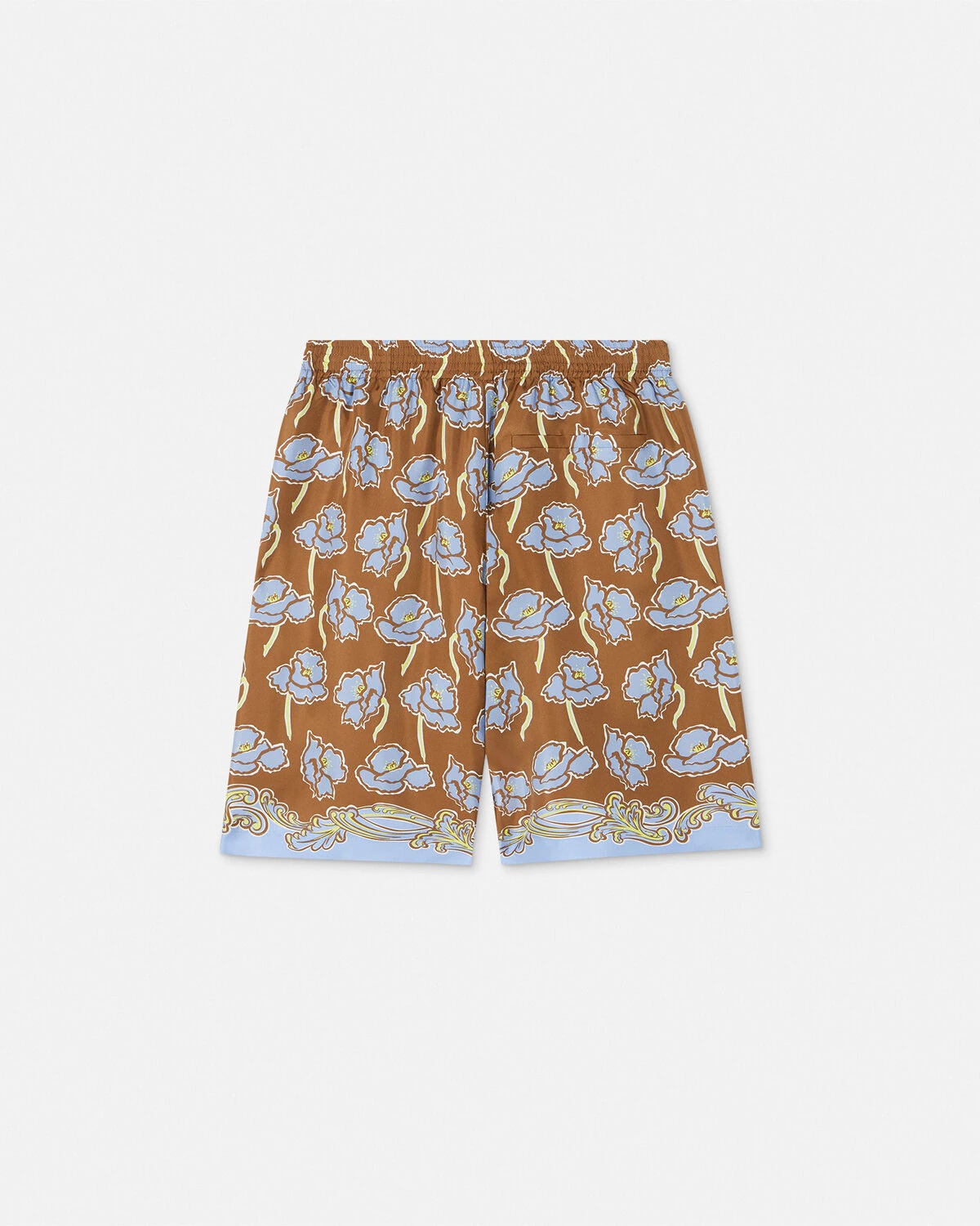 Poppies Foulard Silk Shorts - 3