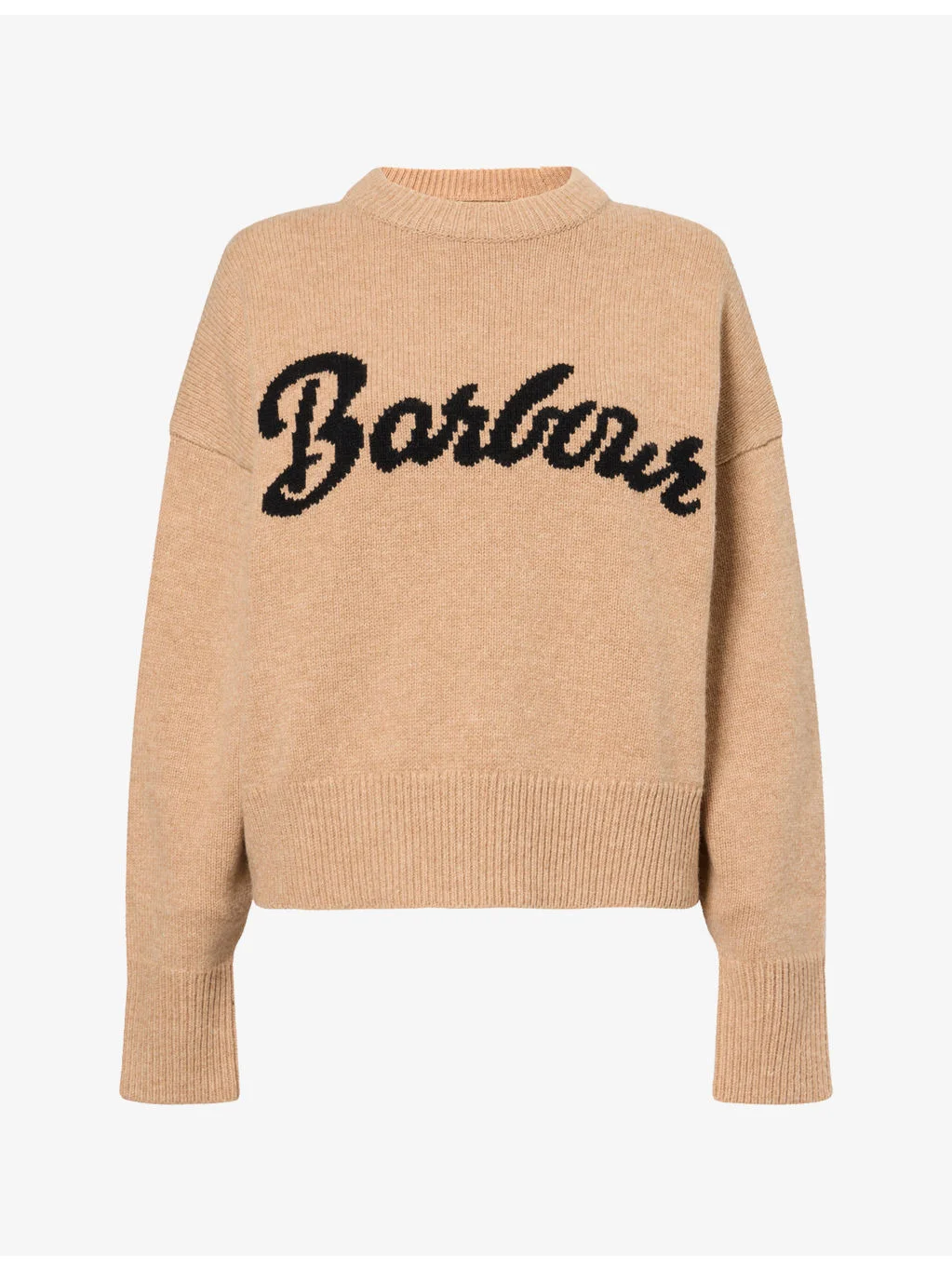 Ivybridge Brand-Print Wool Jumper - 1