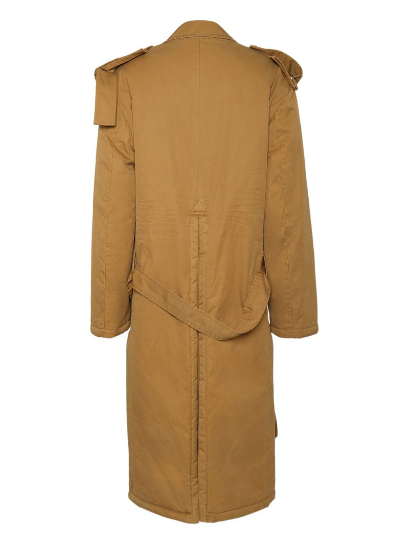 DSQUARED2 buttoned-up trench coat outlook