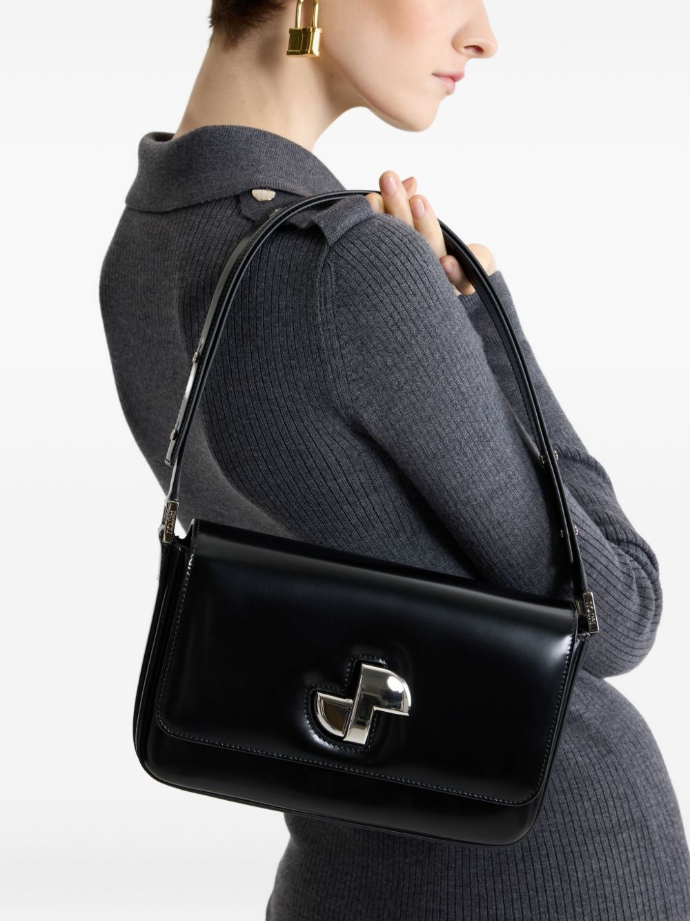Le Classic Lock leather shoulder bag - 2