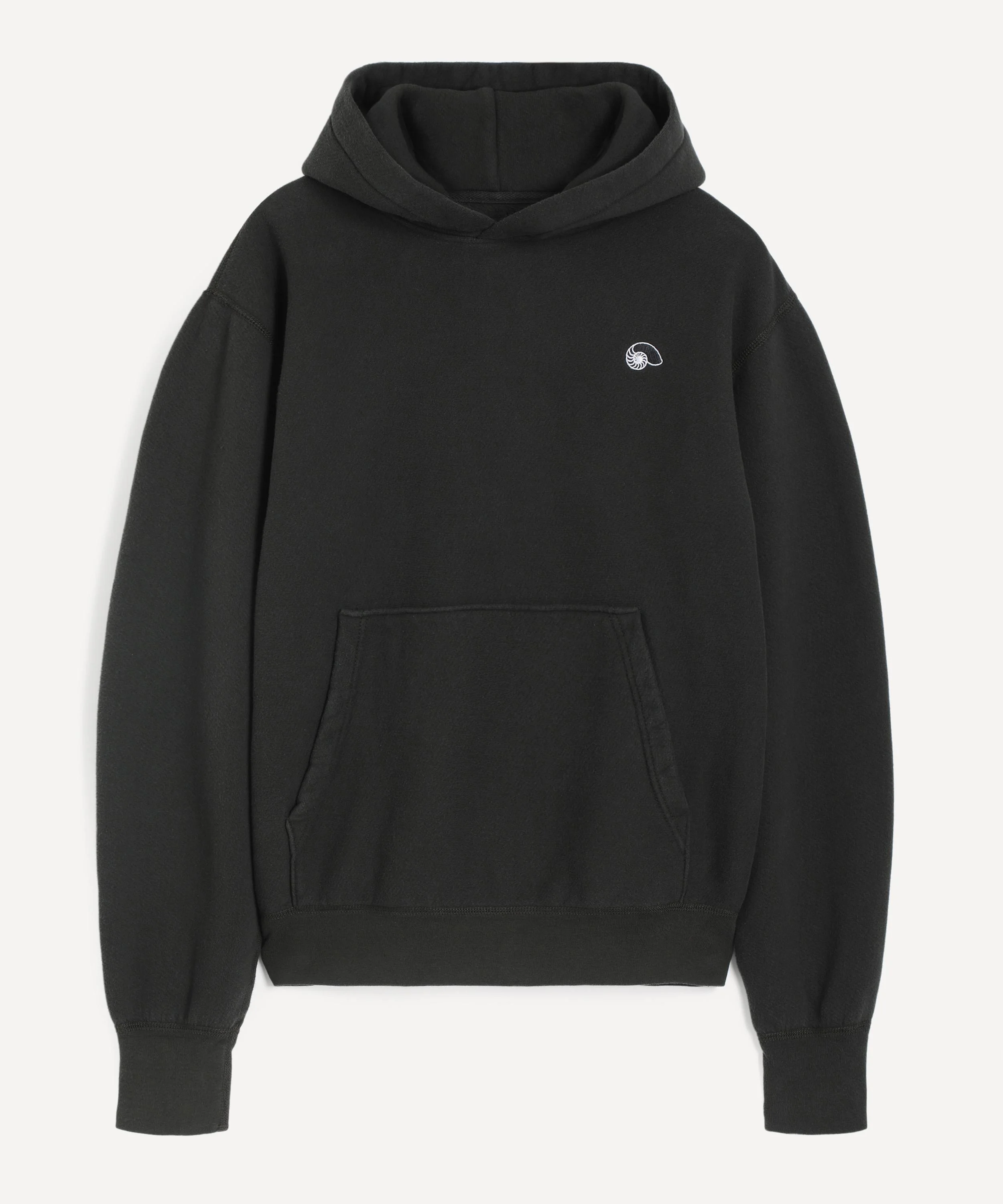 Black Hooded Sweatshirt - 1