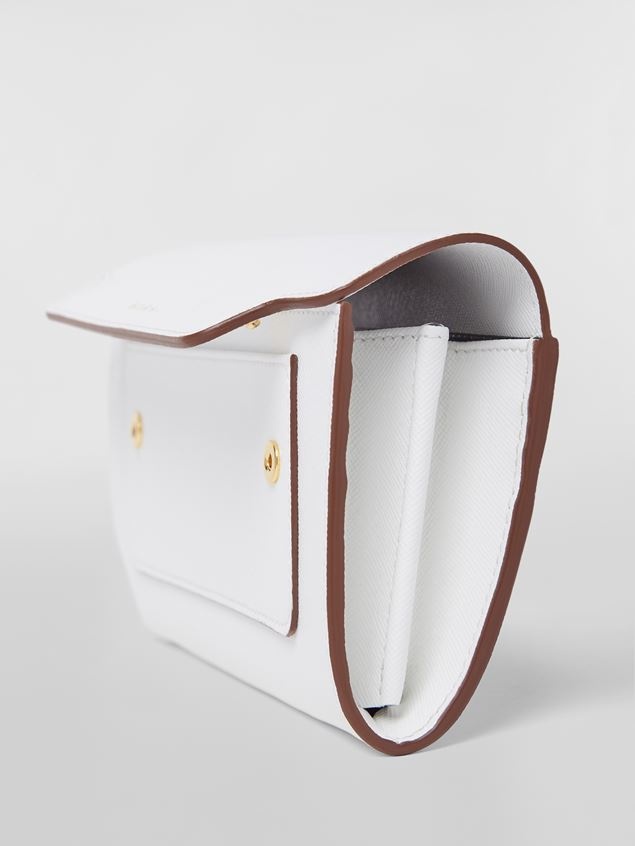MONO-COLOURED SAFFIANO LEATHER CONTINENTAL WALLET - 4