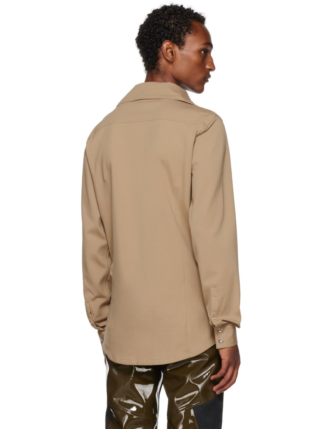 Tan Zip Pocket Shirt - 3