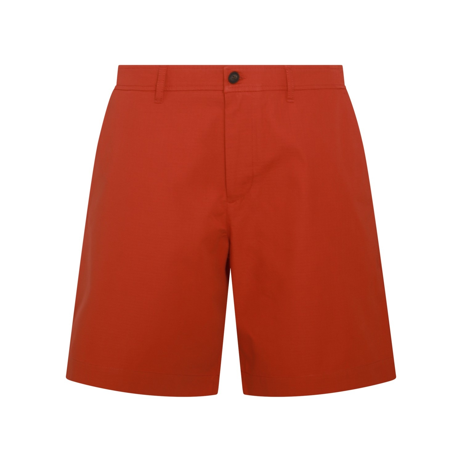 RED COTTON SHORTS - 1