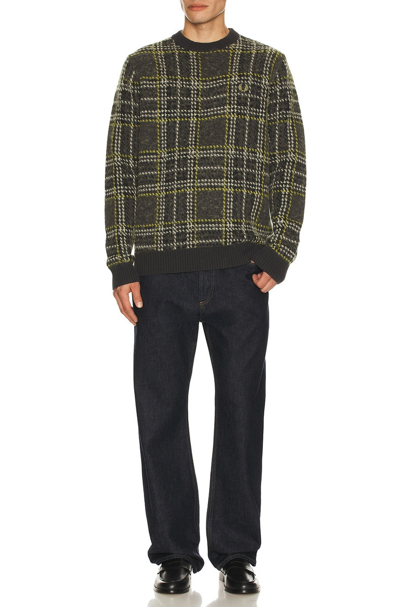 Fred Perry Brushed Tartan Jumper outlook