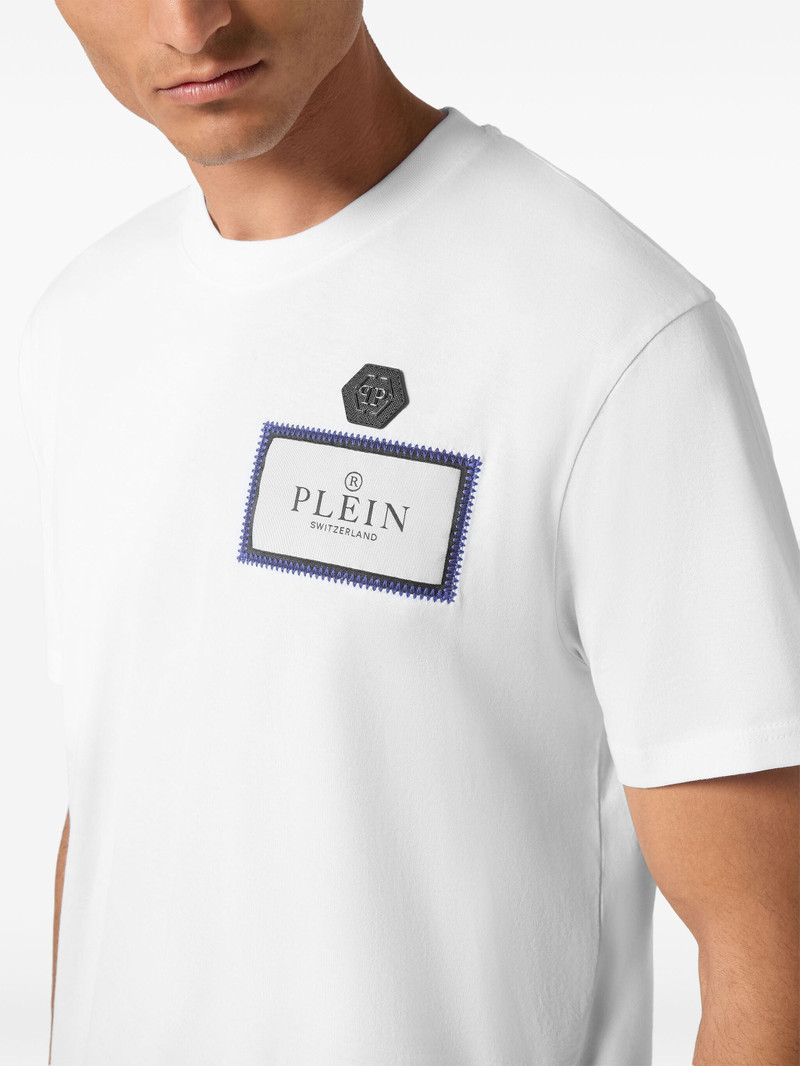 PHILIPP PLEIN Patch-detail T-shirt outlook