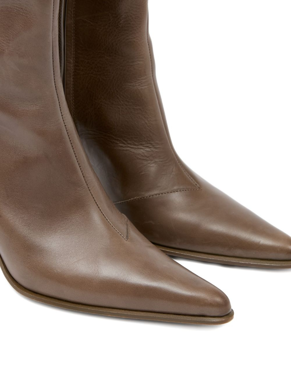 pointed-toe knee-high boots - 4