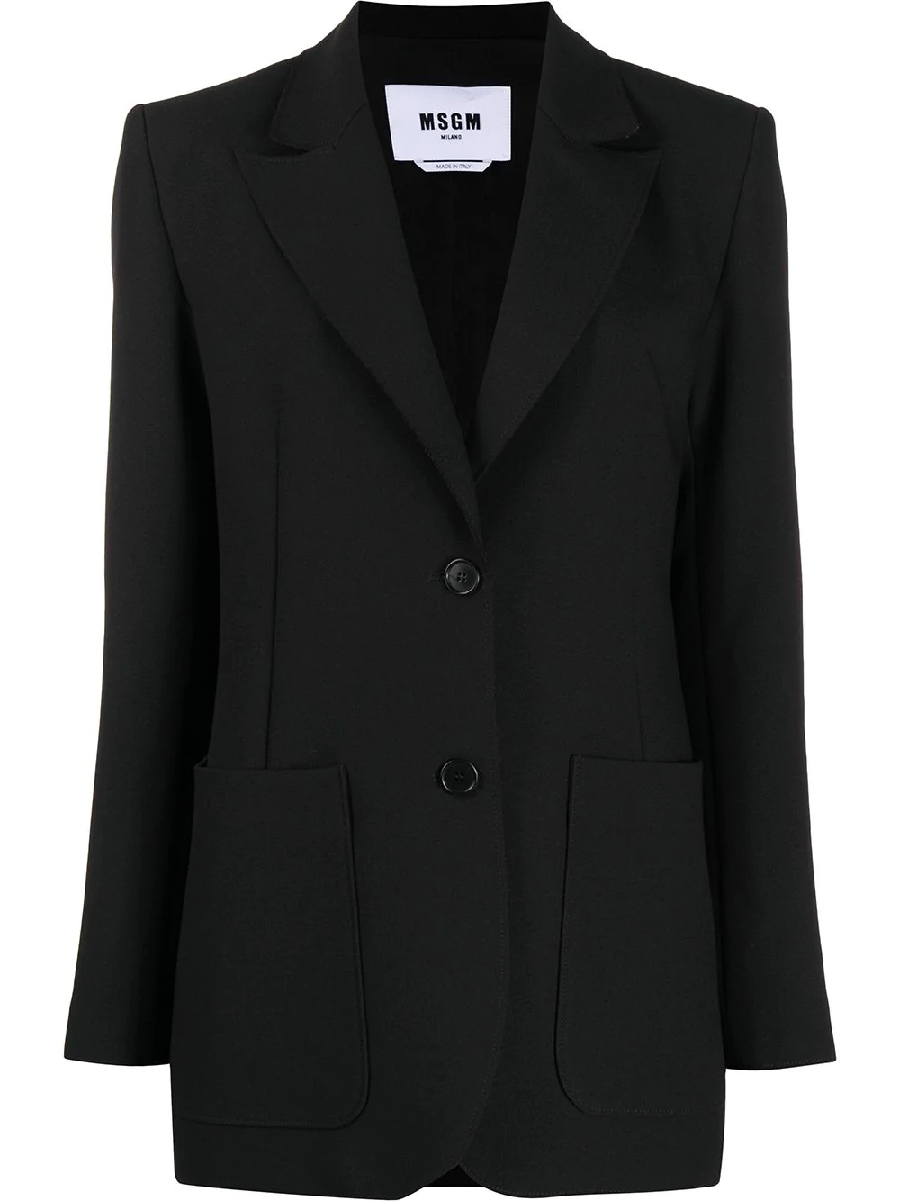 single-breasted tailored blazer - 1