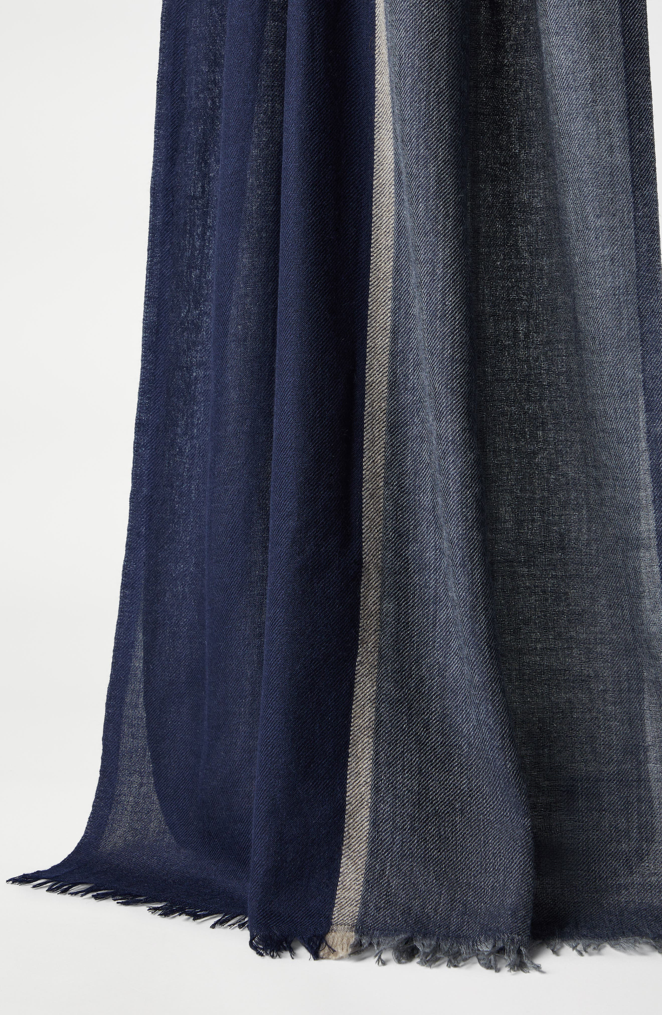 Brunello Cucinelli Cashmere and silk scarf in Marine at Nordstrom - 2