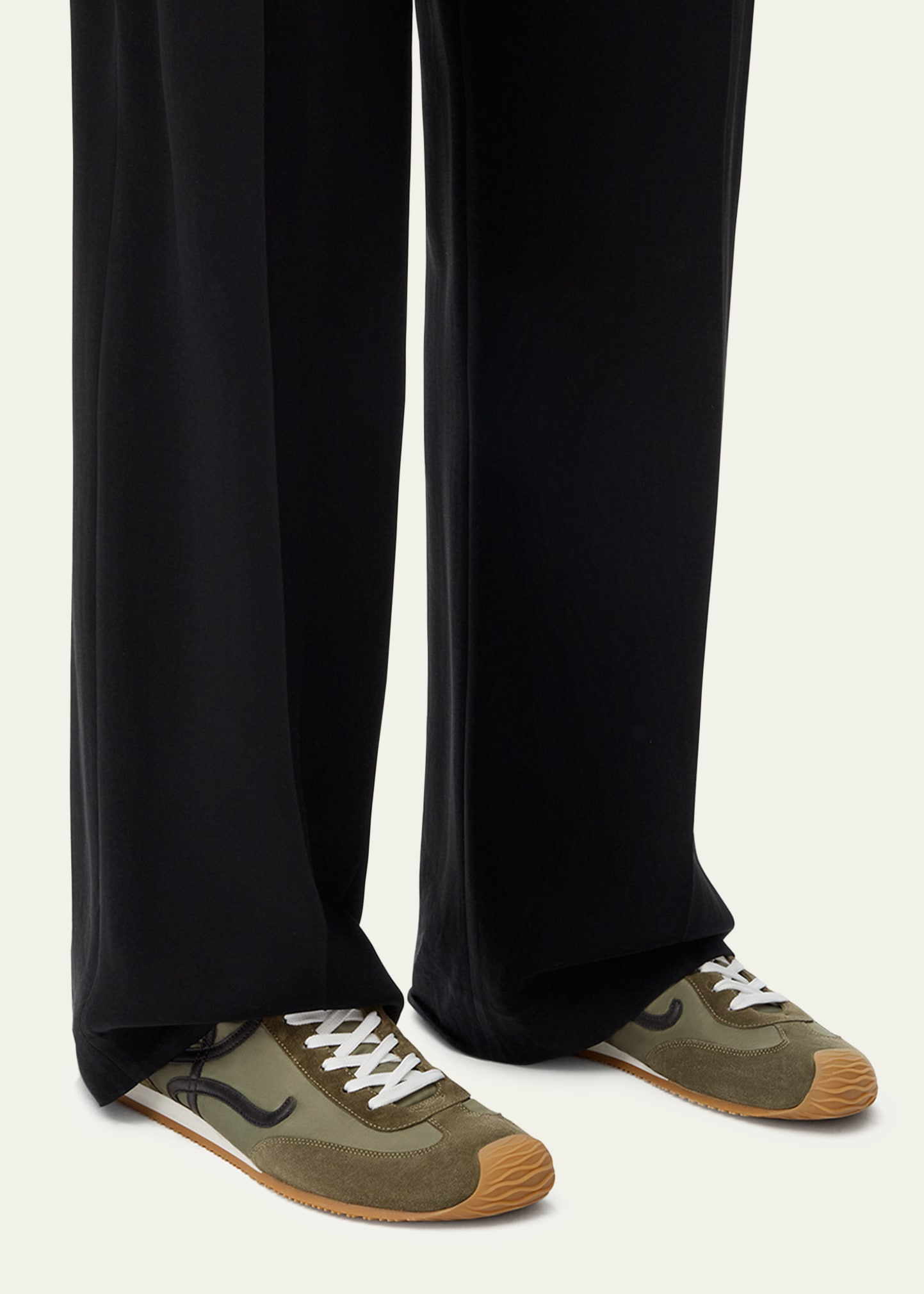 Men's Ballet Runner 2.0 Nylon and Calfskin Sneakers - 2