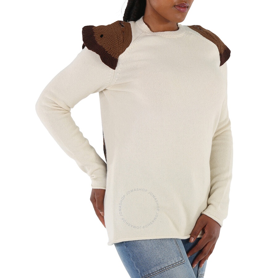 Chloe Knit Sweater With Crochet Butterfly Intarsia - 2