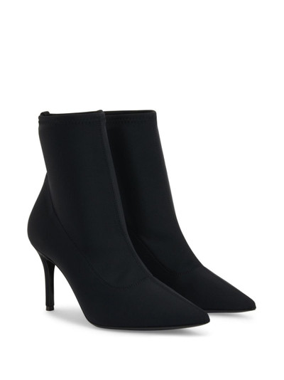 Giuseppe Zanotti Mirea 90mm canvas ankle boots outlook