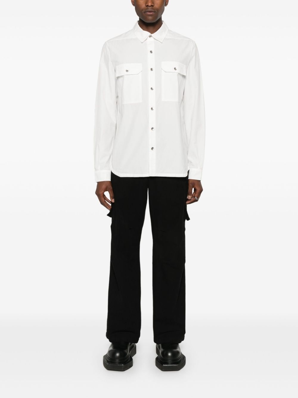 long-sleeve cotton shirt - 2