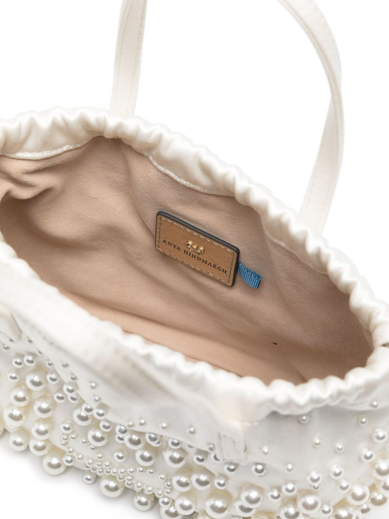 pearls-embellished bucket bag 5