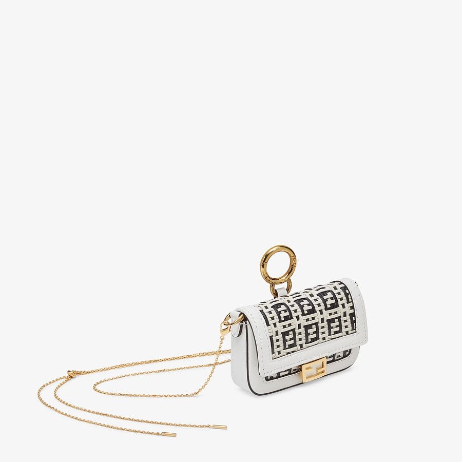 White leather charm - 2