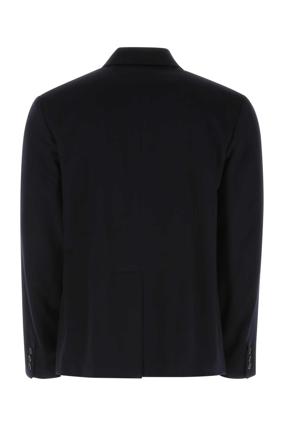 Prada Men Midnight Blue Cashmere Blazer - 2