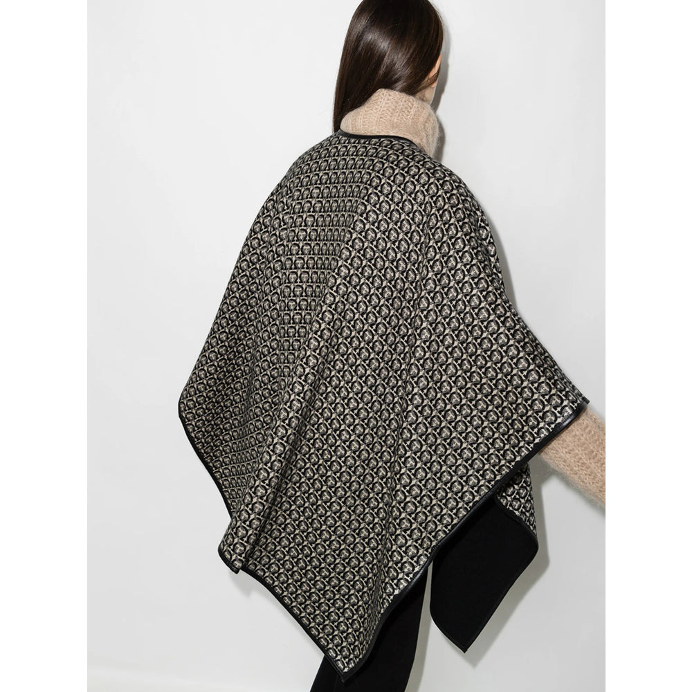 Ferragamo Black Jackets - Capes & Ponchos Women - 3
