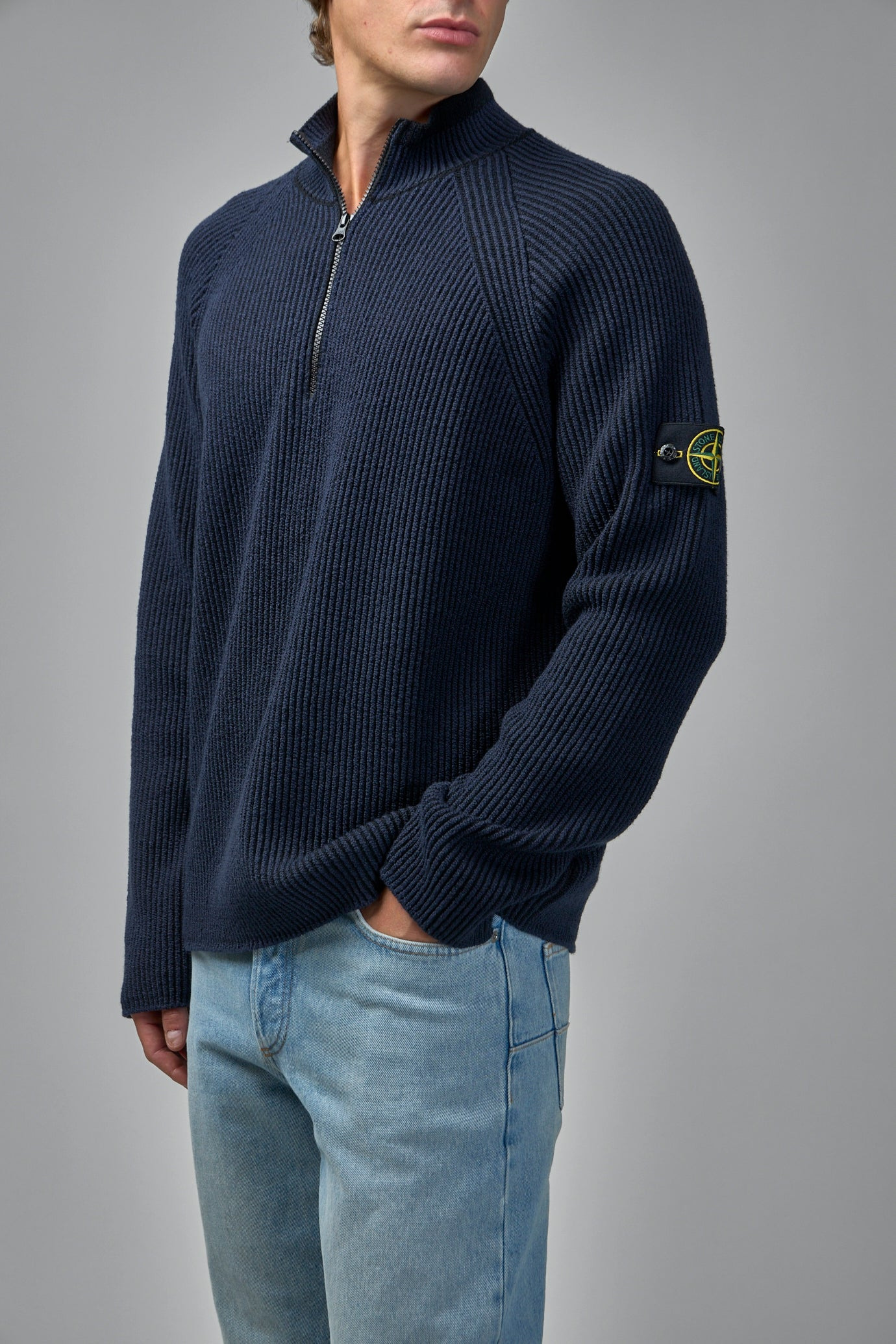 Long Sleeve Slim Fit Polo Shirt - 4