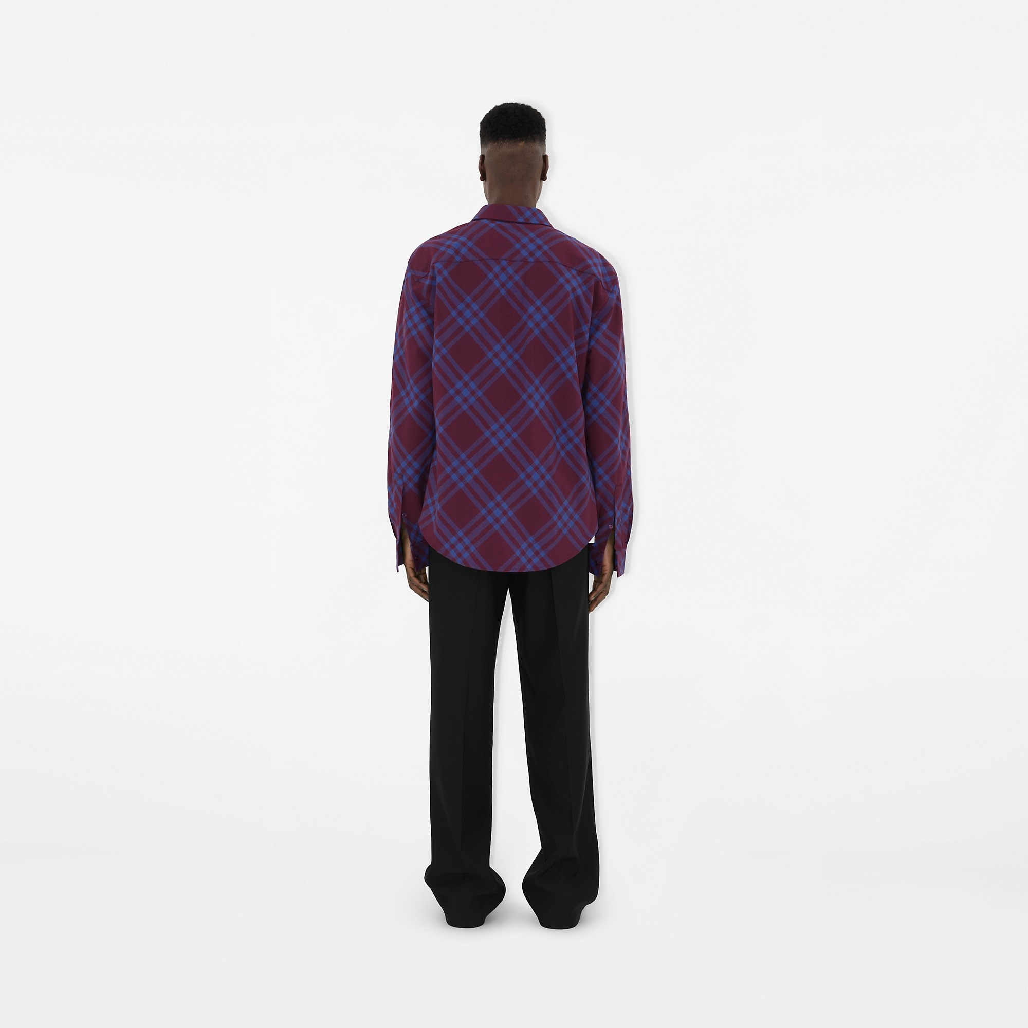 Check Wool Blend Shirt - 4
