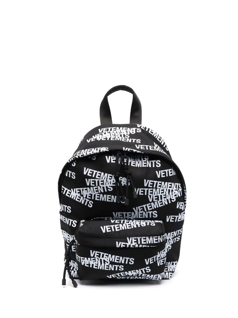 logo-print backpack 1