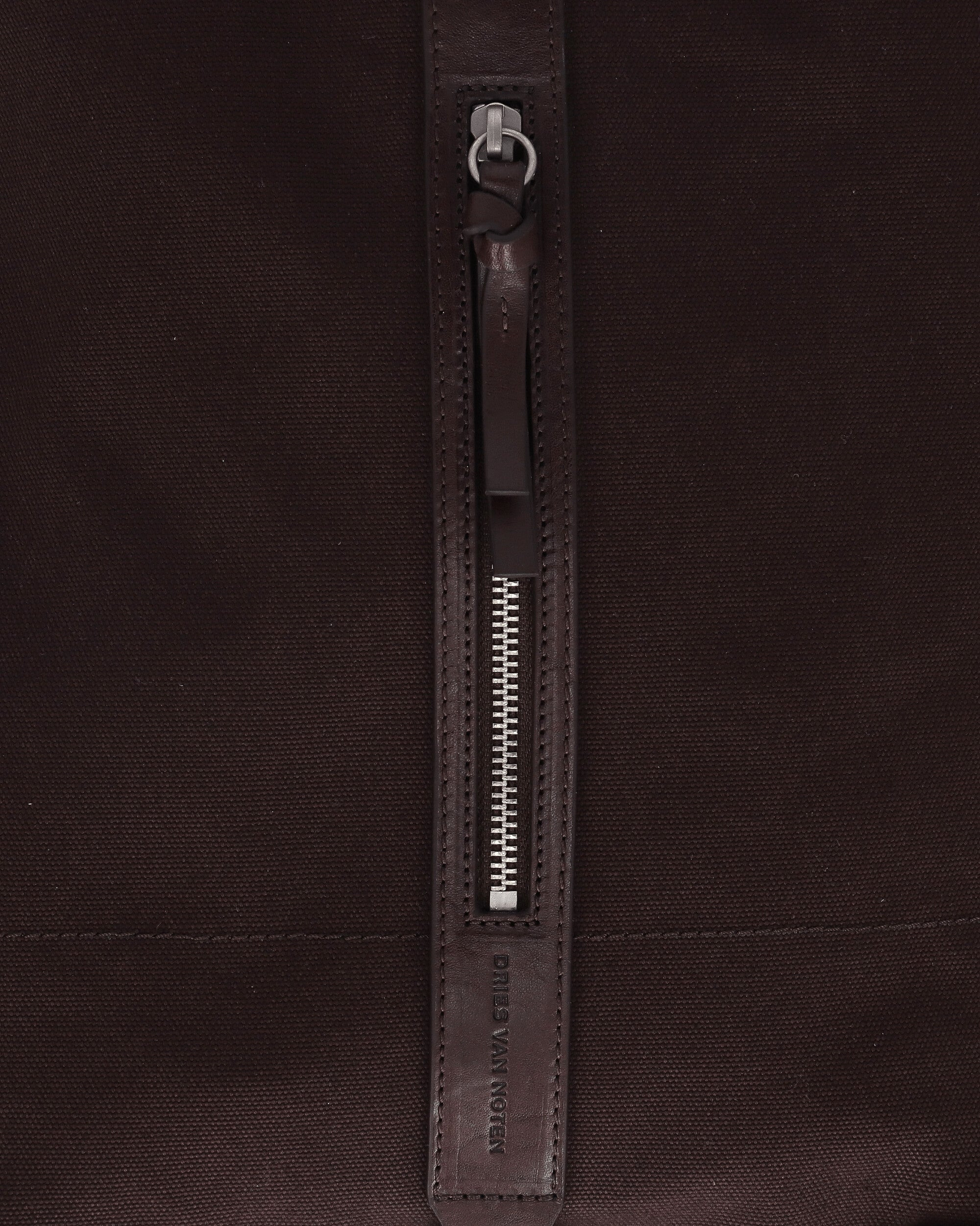 Adjustable Canvas Bag Dark Brown - 4