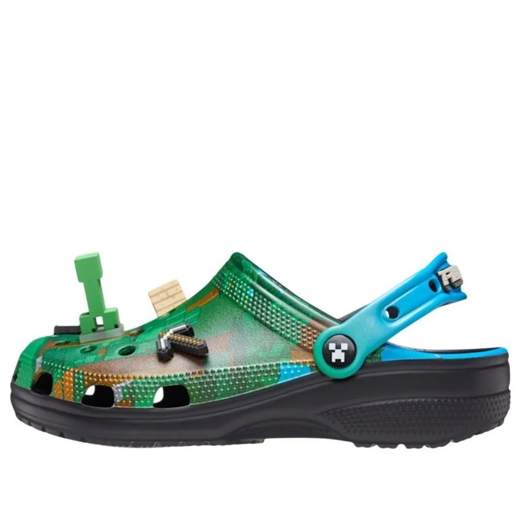 Crocs x Minecraft Clog 'Green Black' 210829-90H - 1