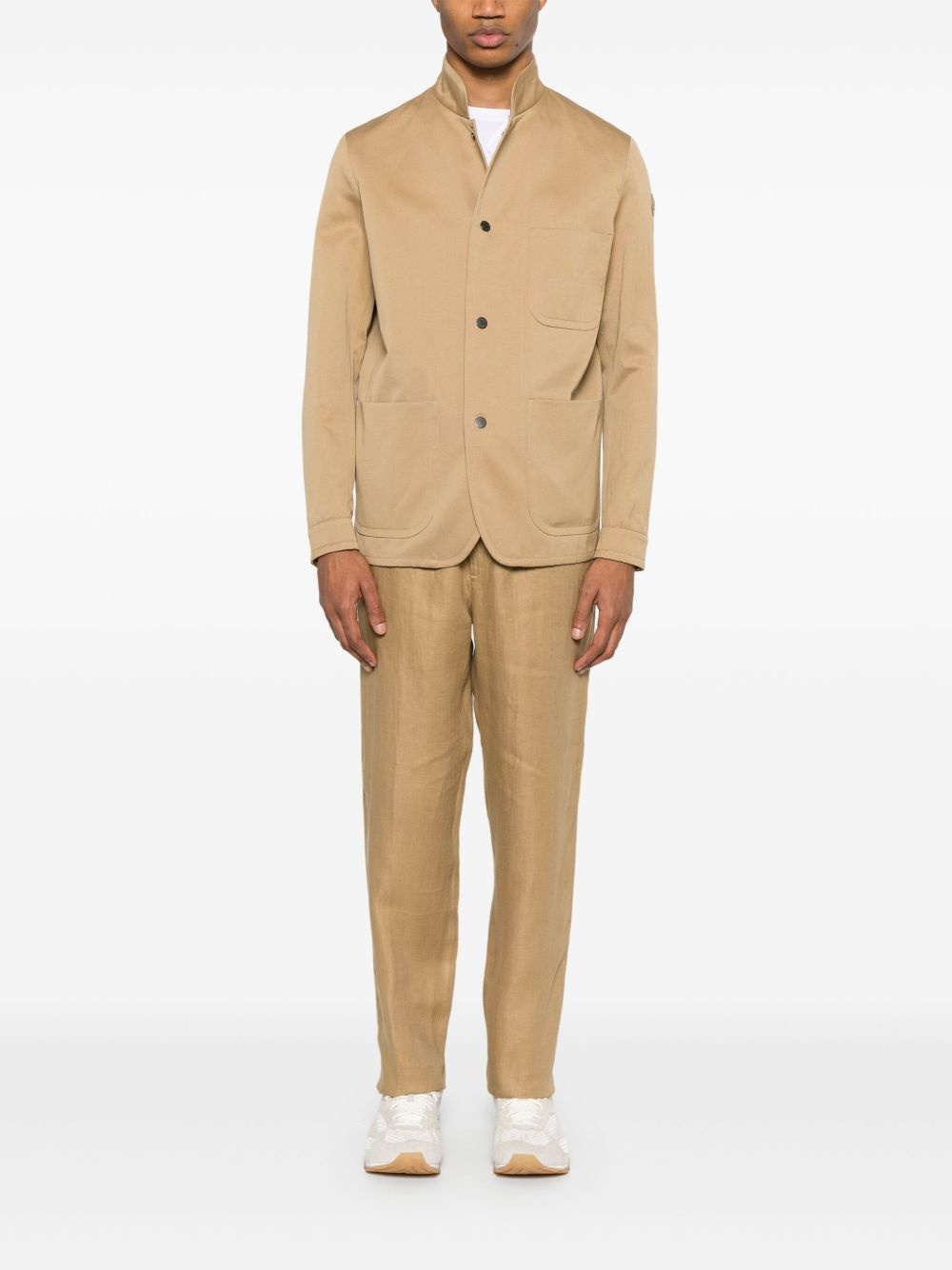 linen track pants - 2