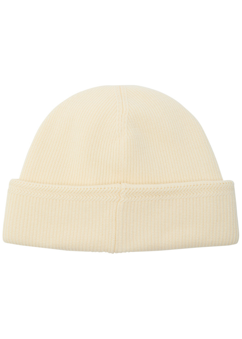 Stone Island Stone Island Compass Logo-appliquéd Ribbed Cotton-knit Beanie outlook