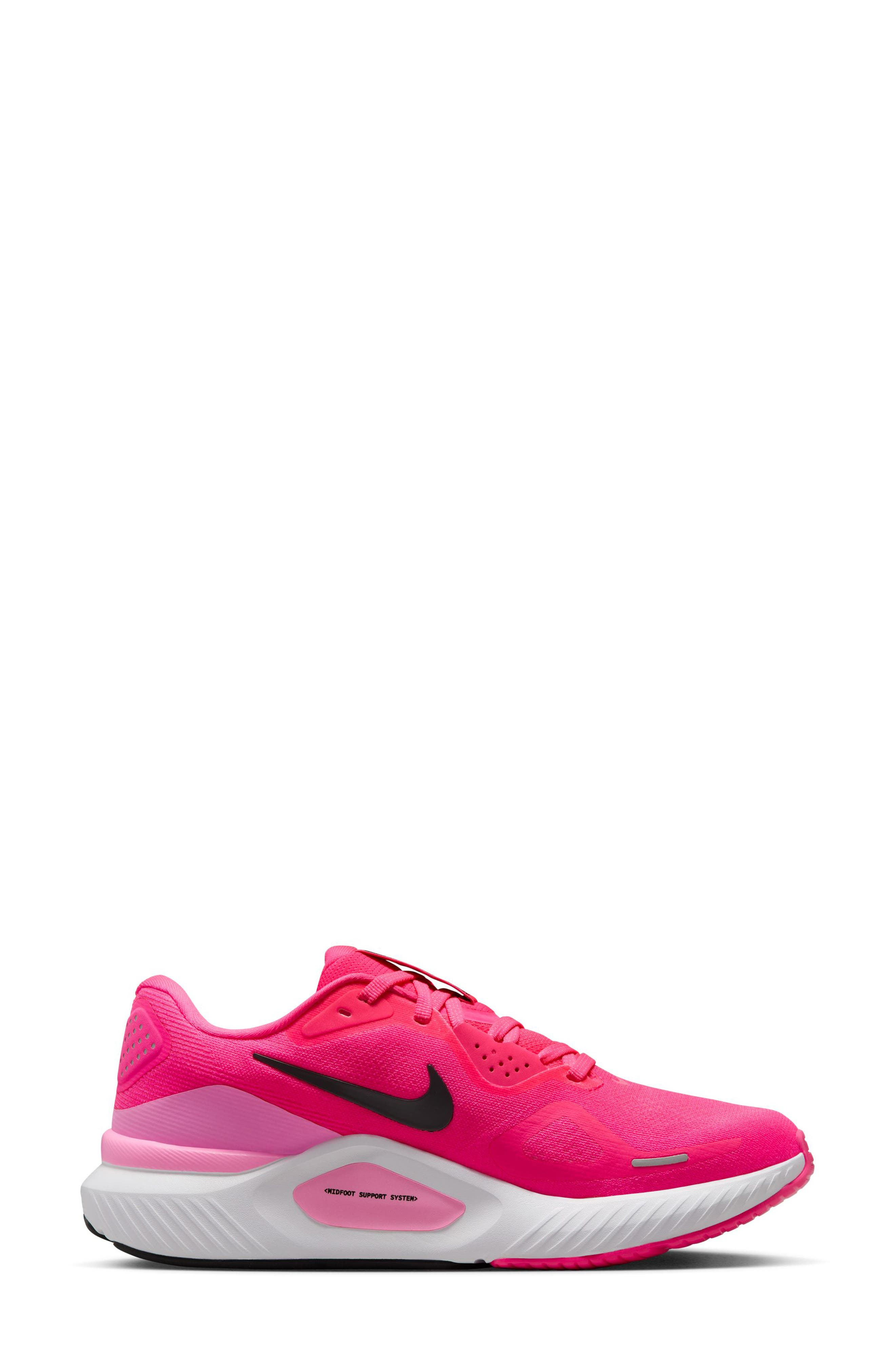 Nike Structure 26 Running Shoe in Hyper Pink/Black/Pink/White at Nordstrom - 6