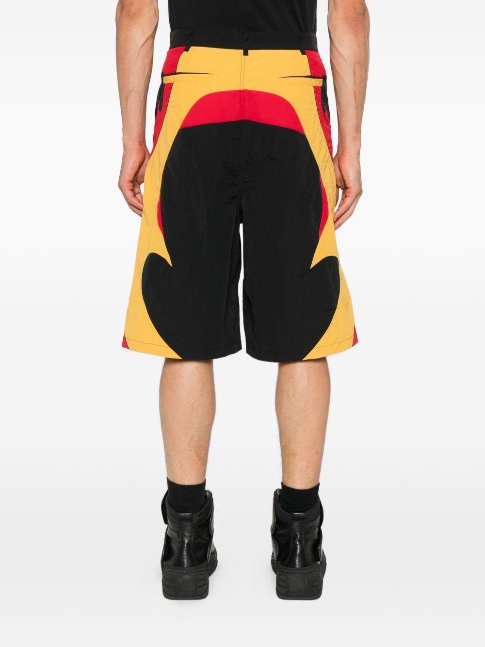 Rider flame-print shorts - 4