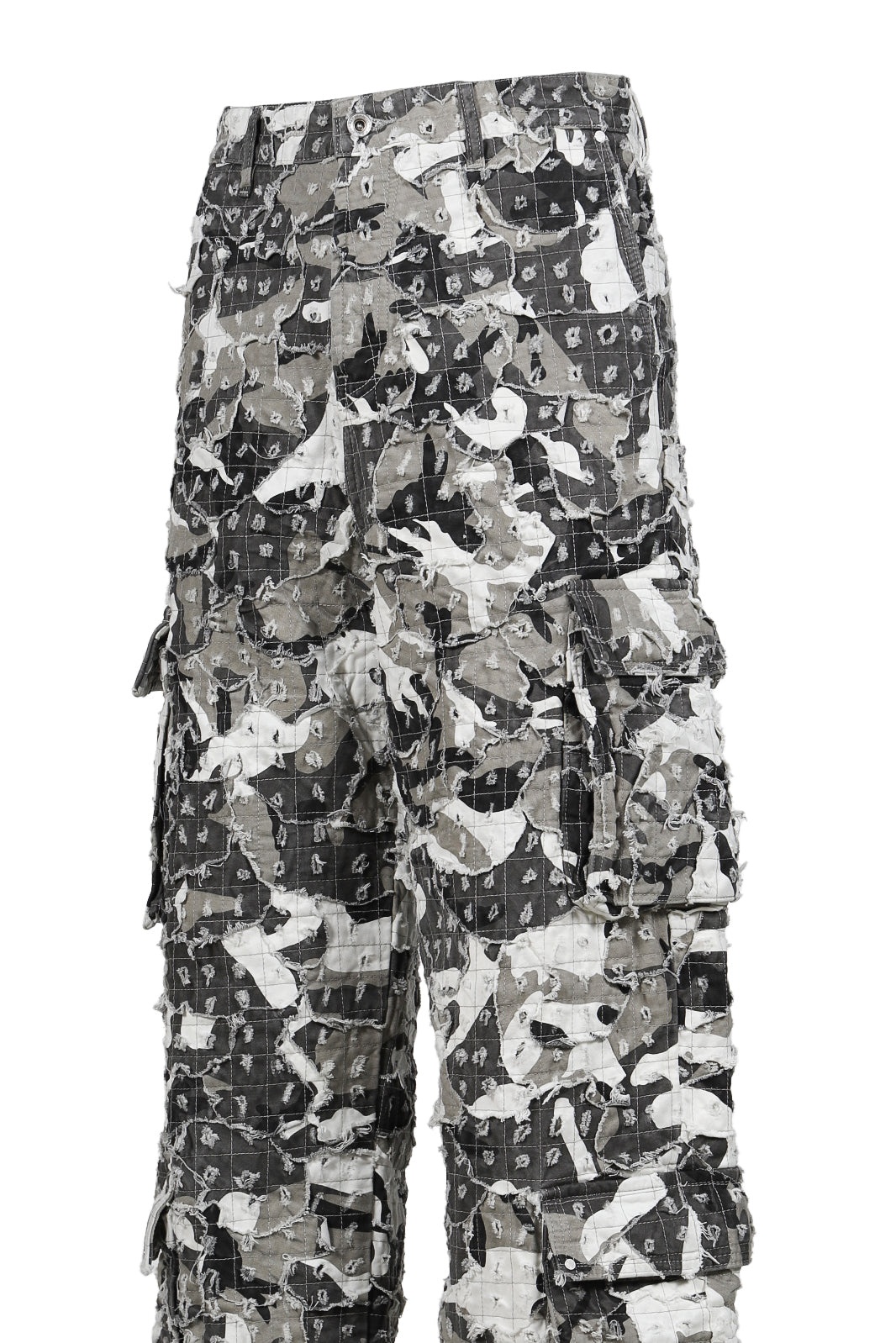 MICRO DISTRESSED CARGO PANT / VINTAGE GRY - 4