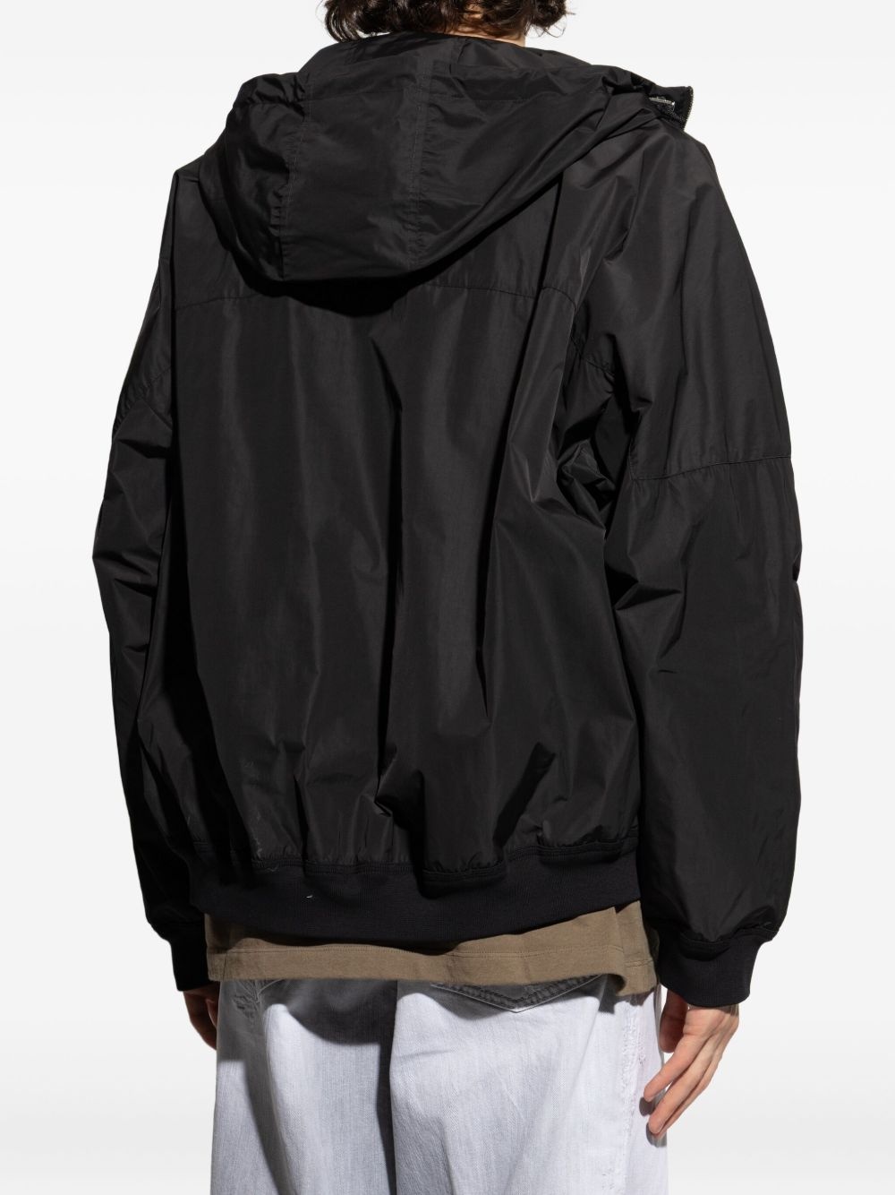 hooded zip-up jacket - 4