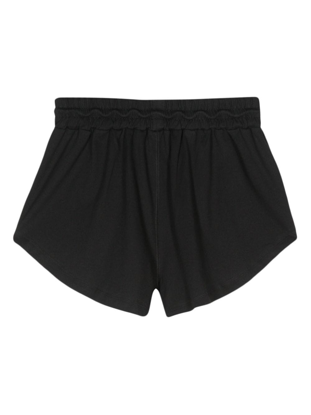 logo-embroidered cotton shorts - 2