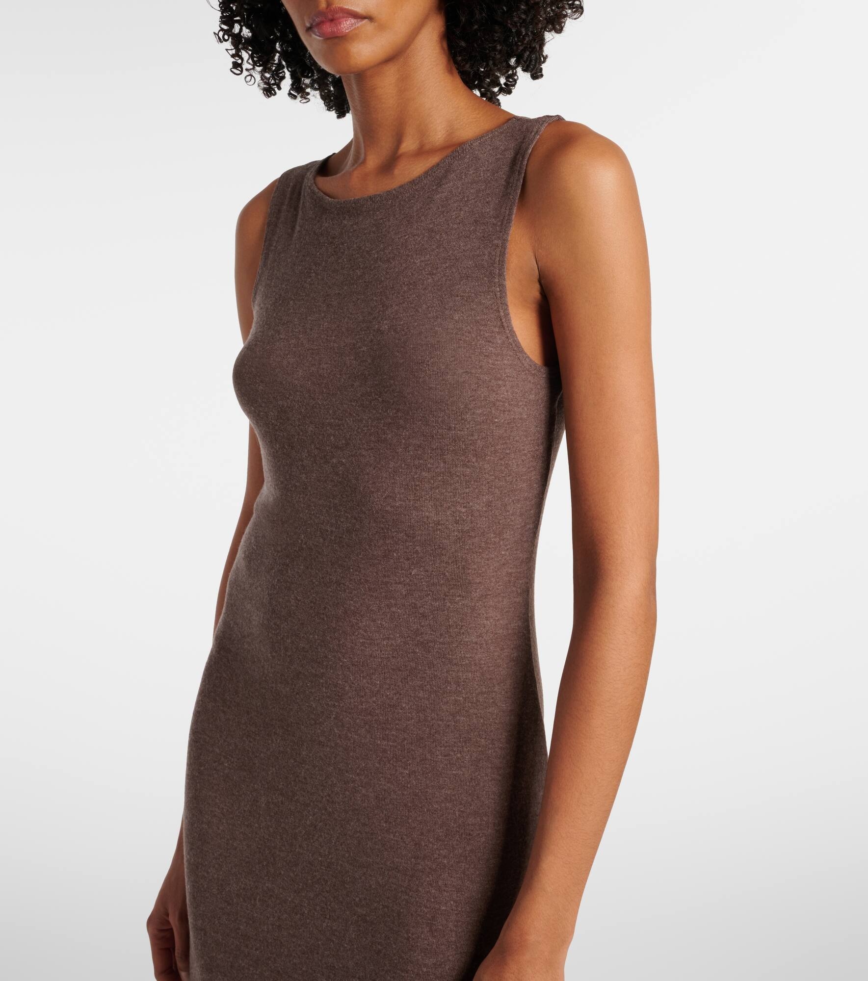 Lauren sleeveless jersey midi dress - 5