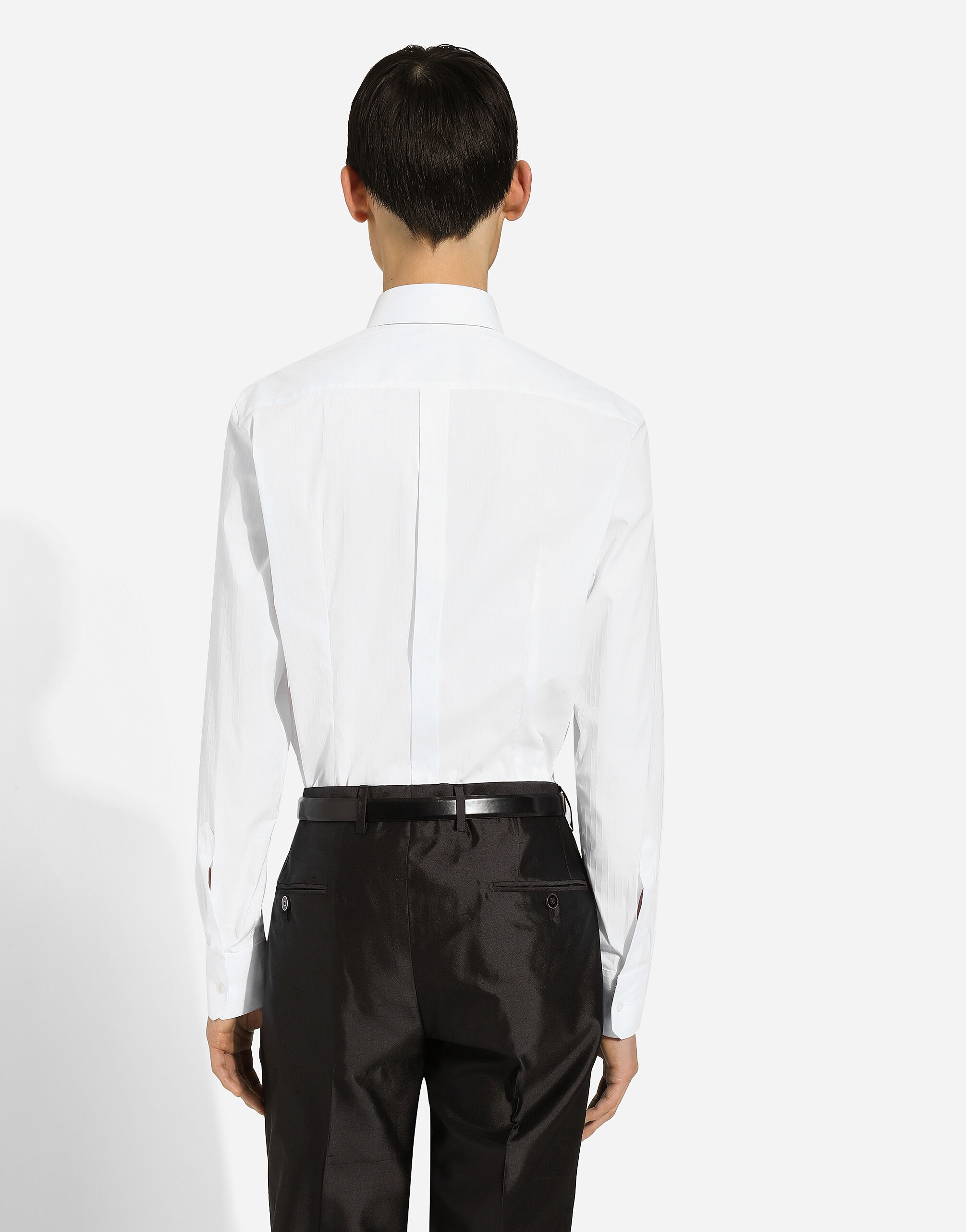 Stretch cotton Gold-fit shirt - 5