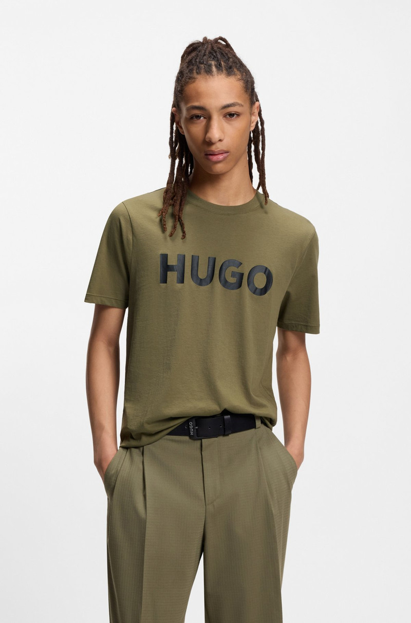 COTTON JERSEY T-SHIRT WITH LOGO PRINT 2