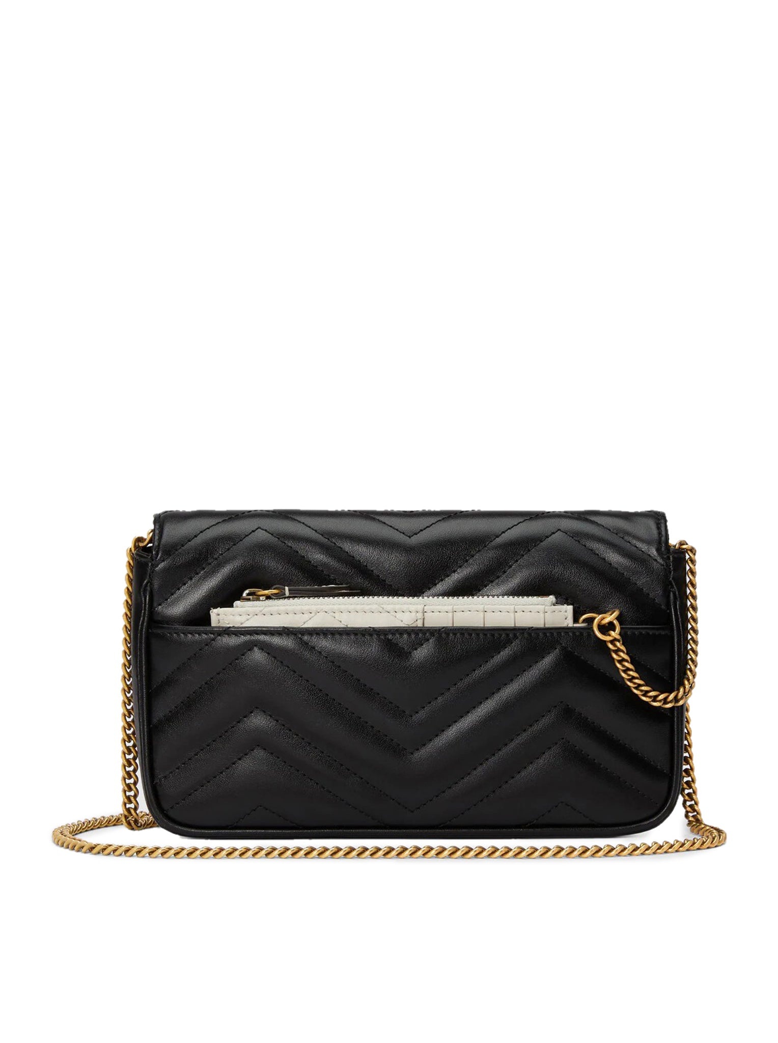GG MARMONT MINI WALLET WITH CHAIN AND CARD HOLDER - 4